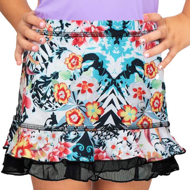 ソフィベラ(Sofibella)ジュニア(ガールズ) UV Colors ゲームスコート プリント柄 4614(22y2mテニス) |  | 03