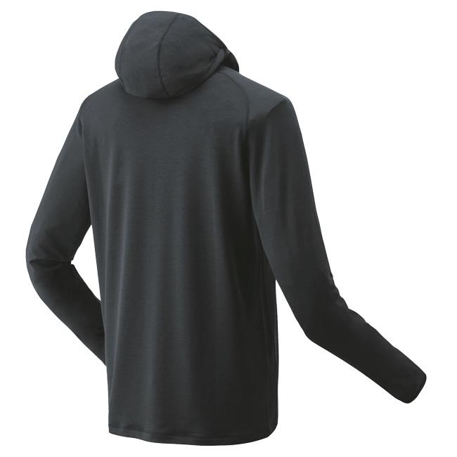 フード付き黒長袖Tシャツ YONEX（ヨネックス） 在庫処分特価 日本サイズ 2022 FW ユニセックス