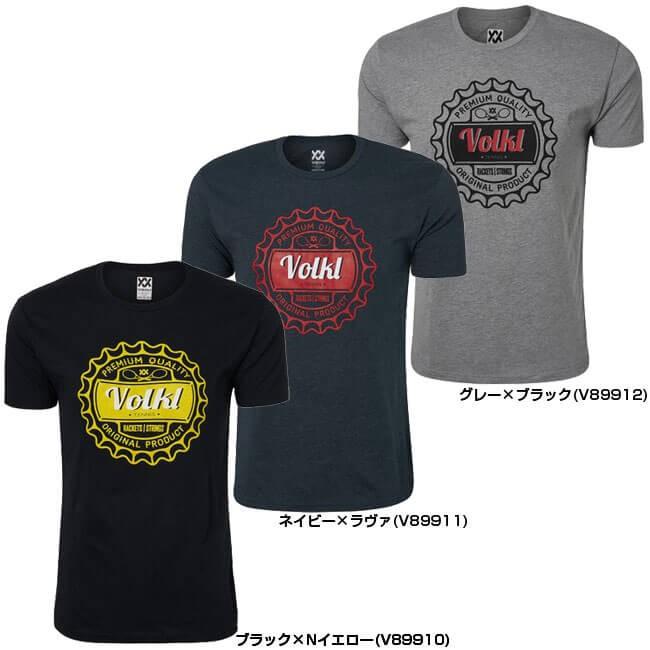 在庫処分特価 ＵＳサイズ フォルクル(Volkl) 2019 FA メンズ 5PM Tシャツ V89910／V89911／V89912(19y11mテニス) | VOLKL | 01