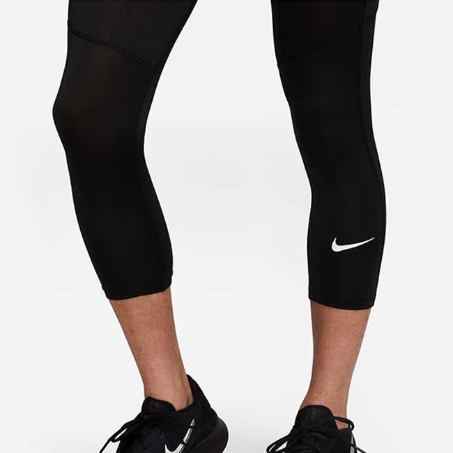 在庫処分特価 日本サイズ ナイキ(NIKE) メンズ PRO プロ Dri-FIT 七分丈 フィットネスタイツ FB7951-010 ブラック×ホワイト(26y9mトレーニング) | NIKE | 02