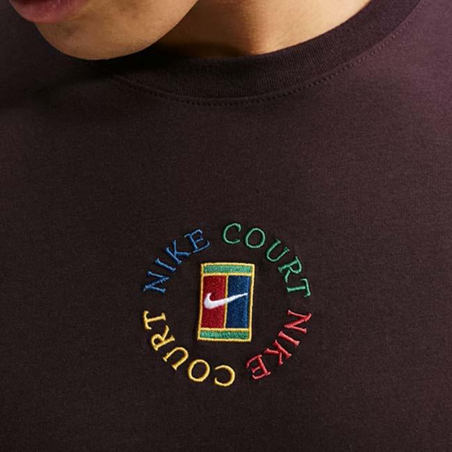 日本サイズ ナイキ(NIKE) 2026 FA メンズ Dri-FIT 刺繍入り テニスTシャツ IM6129-647 バーガンディアッシュ(26y8mテニス) | NIKE | 02