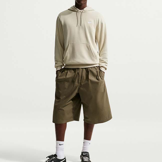 在庫処分特価 ナイキ(NIKE) 2026 SP メンズ CLUB クラブ フレンチテリー 長袖フーディ パーカー FN3867-229 ライトカーキ×ホワイト(26y2mトレーニング) | NIKE | 04
