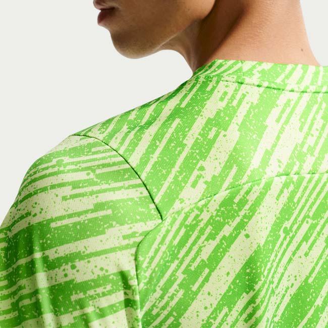 日本サイズ ナイキ(NIKE) 2026 SP メンズ コート ヴィクトリー Dri-FIT プリント ゲームシャツ IB1531-307 ミーングリーン×BK(26y1mテニス用ゲームウェア) | NIKE | 03