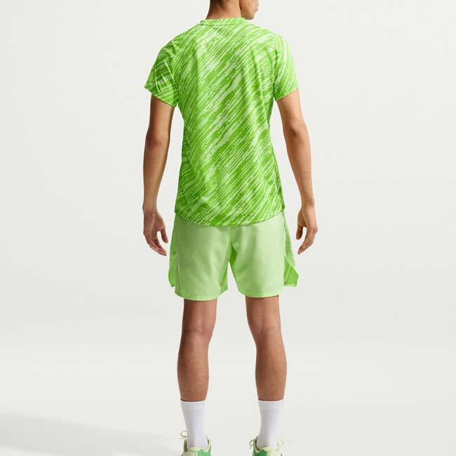 日本サイズ ナイキ(NIKE) 2026 SP メンズ コート ヴィクトリー Dri-FIT プリント ゲームシャツ IB1531-307 ミーングリーン×BK(26y1mテニス用ゲームウェア) | NIKE | 05