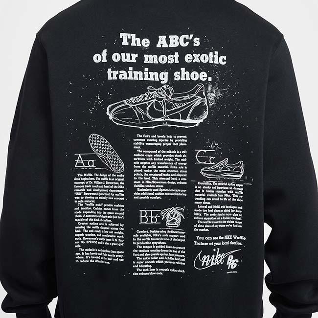 日本サイズ ナイキ(NIKE) 2026 SP メンズ スポーツウエアクラブ BB クルー CTB 長袖スウェット トレーナー IF0680-010 ブラック×WH(26y1mトレーニング) | NIKE | 05