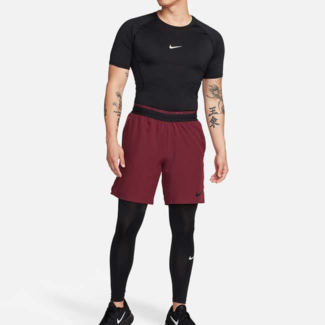 日本サイズ ナイキ(NIKE) メンズ PRO プロ Dri-FIT フィットネスタイツ ロングタイツ FB7953-010 ブラック×ホワイト(26y1mトレーニング) | NIKE | 06
