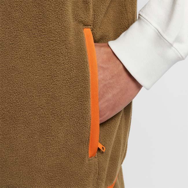 日本サイズ ナイキ(NIKE) 2025 HO メンズ スポーツウェア クラブ ウィンタライズド ベスト HV1447-235 MWブラウン×WH(25y12mトレーニング) | NIKE | 05