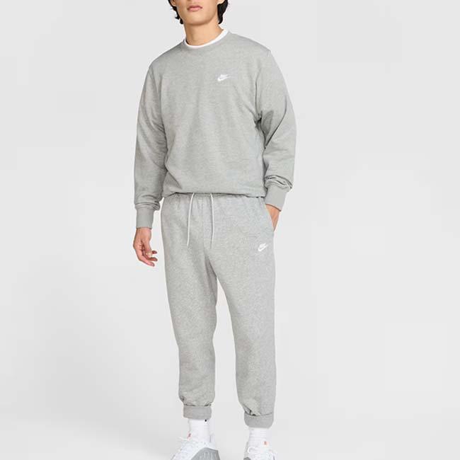 日本サイズ ナイキ(NIKE) 2025 HO メンズ CLUB クラブ フレンチテリー クルー 長袖スウェット トレーナー FN3889-063 DグレーH×WH(25y12mトレーニング) | NIKE | 04