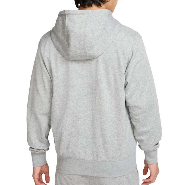 売切り終了！在庫処分特価 日本サイズ ナイキ(NIKE) 2025 HO メンズ CLUB クラブ フルジップ フレンチテリー 長袖フーディ FN3885-063 ダークグレーヘザー×WH | NIKE | 01