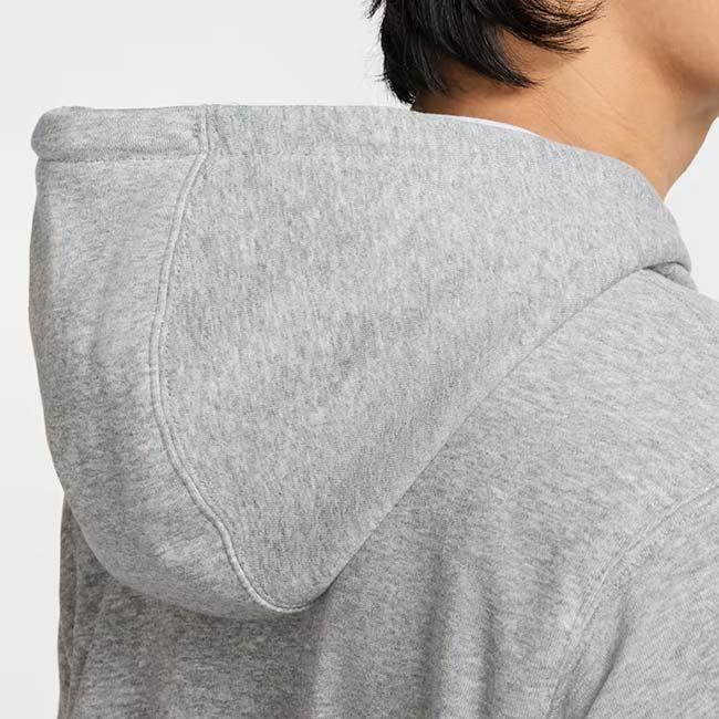 売切り終了！在庫処分特価 日本サイズ ナイキ(NIKE) 2025 HO メンズ CLUB クラブ フルジップ フレンチテリー 長袖フーディ FN3885-063 ダークグレーヘザー×WH | NIKE | 05