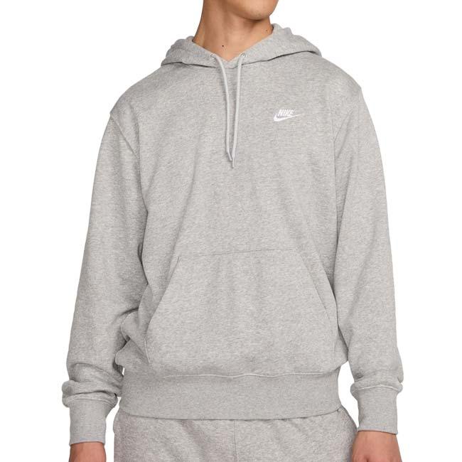在庫処分特価】日本サイズ ナイキ(NIKE) 2025 HO メンズ CLUB クラブ フレンチテリー 長袖 パーカー FN3867-063 ダークグレーヘザー×WH(25y12mトレーニング) | NIKE