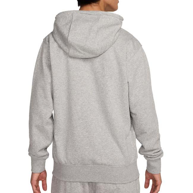 在庫処分特価】日本サイズ ナイキ(NIKE) 2025 HO メンズ CLUB クラブ フレンチテリー 長袖 パーカー FN3867-063 ダークグレーヘザー×WH(25y12mトレーニング) | NIKE | 01