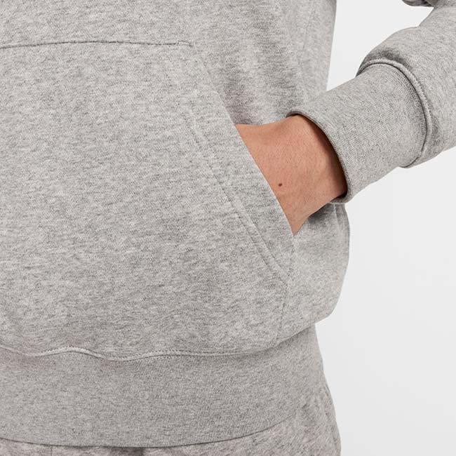 在庫処分特価】日本サイズ ナイキ(NIKE) 2025 HO メンズ CLUB クラブ フレンチテリー 長袖 パーカー FN3867-063 ダークグレーヘザー×WH(25y12mトレーニング) | NIKE | 04