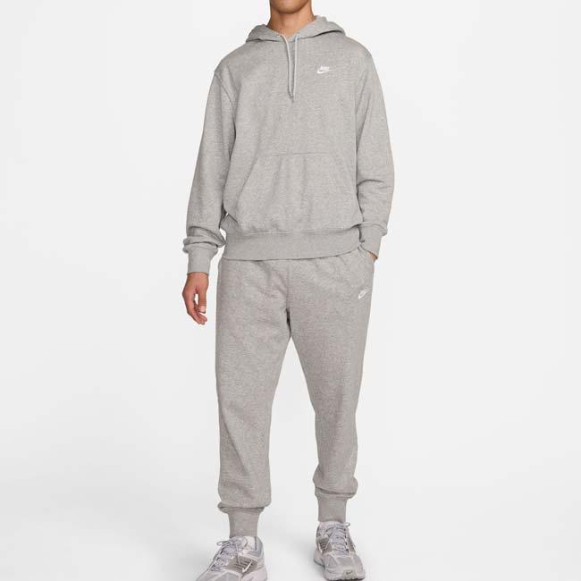 在庫処分特価】日本サイズ ナイキ(NIKE) 2025 HO メンズ CLUB クラブ フレンチテリー 長袖 パーカー FN3867-063 ダークグレーヘザー×WH(25y12mトレーニング) | NIKE | 06