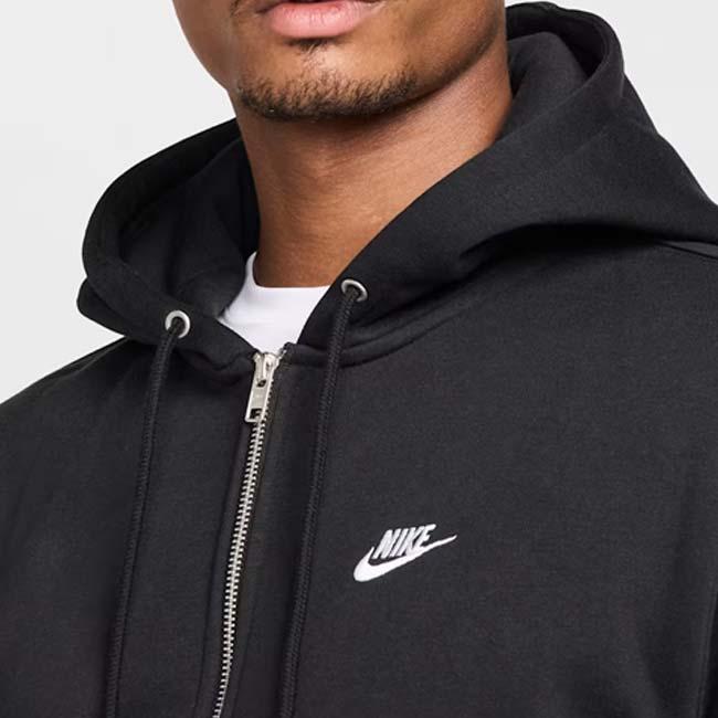 【美品】NIKE　両面刺繍ロゴ　フルジップ　コットン生地　裏地フリース　ナイキ NIKE（ナイキ） 新品 NIKE M SWSH FULL ZIP JKT リバーシブル ボア