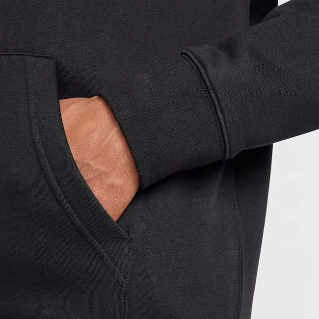 日本サイズ ナイキ(NIKE) 2025 HO メンズ CLUB クラブ フルジップ フリース 長袖フーディ FN3862-010 ブラック×ホワイト(25y12mトレーニング) | NIKE | 04