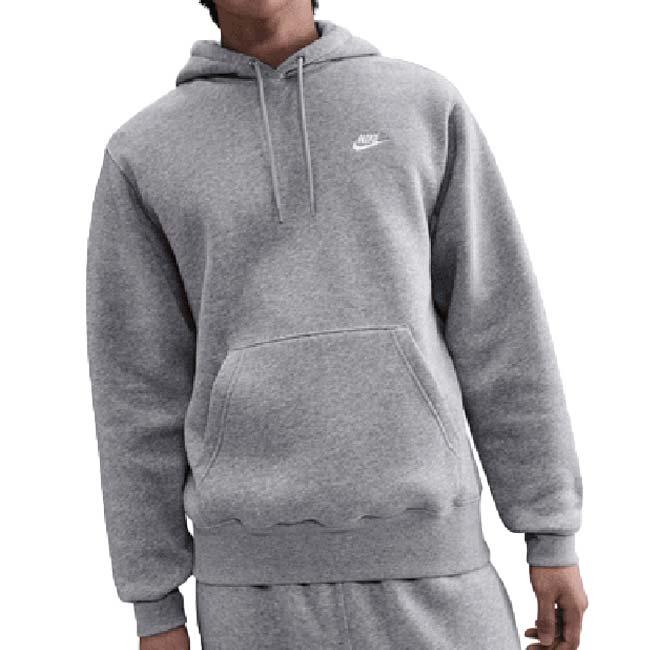 日本サイズ ナイキ(NIKE) 2025 HO メンズ CLUB クラブ フリース プルオーバー 長袖フーディ パーカー FN3860-063 Dグレーヘザー×WH(25y12mトレーニング) | NIKE