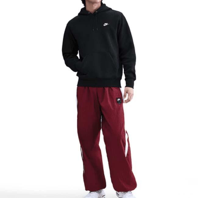 日本サイズ ナイキ(NIKE) 2025 HO メンズ CLUB クラブ フリース プルオーバー 長袖フーディ パーカー FN3860-010 ブラック×ホワイト(25y12mトレーニング) | NIKE | 04