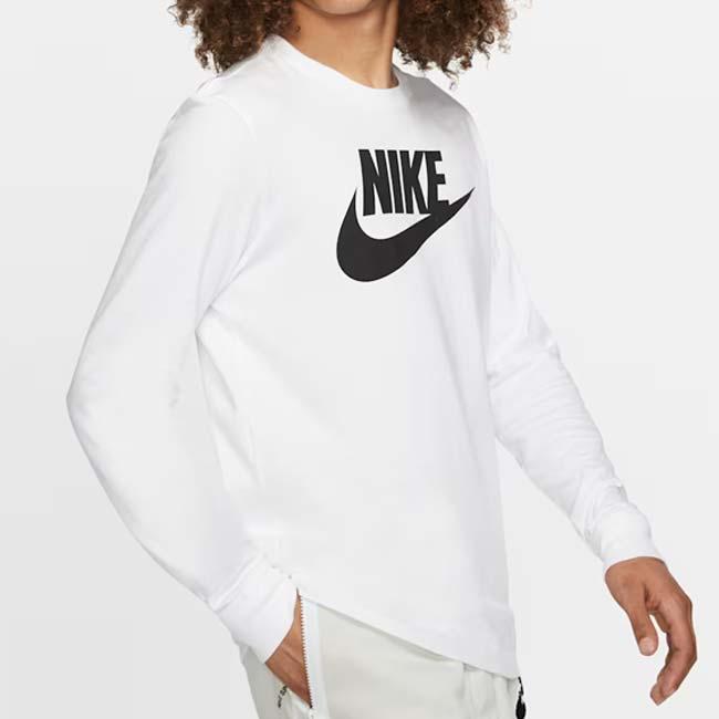 Nike 長袖カットソー ホワイト ブラック2枚セット 楽天市場】ナイキ Tシャツ NIKE Tシャツ 長袖 ロンT 袖ロゴ プリント