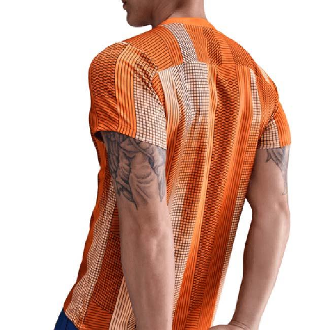 日本サイズ ナイキ(NIKE) 2025 HO メンズ コート ヴィクトリー Dri-FIT ゲームシャツ HM6506-893 CFオレンジ×ホワイト(25y11mテニス用ゲームウェア) | NIKE | 01