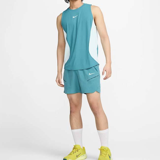 日本サイズ ナイキ(NIKE) 2025 SP メンズ コート スラム Dri-FIT ゲームショートパンツ FZ6900-379ミネラルティール×HV(25y1mテニス用ゲームウェア)の画像