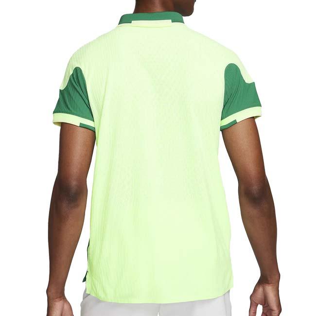 売切り終了！在庫処分特価 日本サイズ ナイキ(NIKE) 2024 SP メンズ コート スラム Dri-FIT ADV 半袖ポロシャツ FD5129-365 マラカイト×Bボルト(24y1mテニス)_1