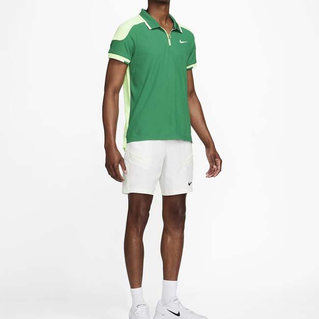 売切り終了！在庫処分特価 日本サイズ ナイキ(NIKE) 2024 SP メンズ コート スラム Dri-FIT ADV 半袖ポロシャツ FD5129-365 マラカイト×Bボルト(24y1mテニス)_5