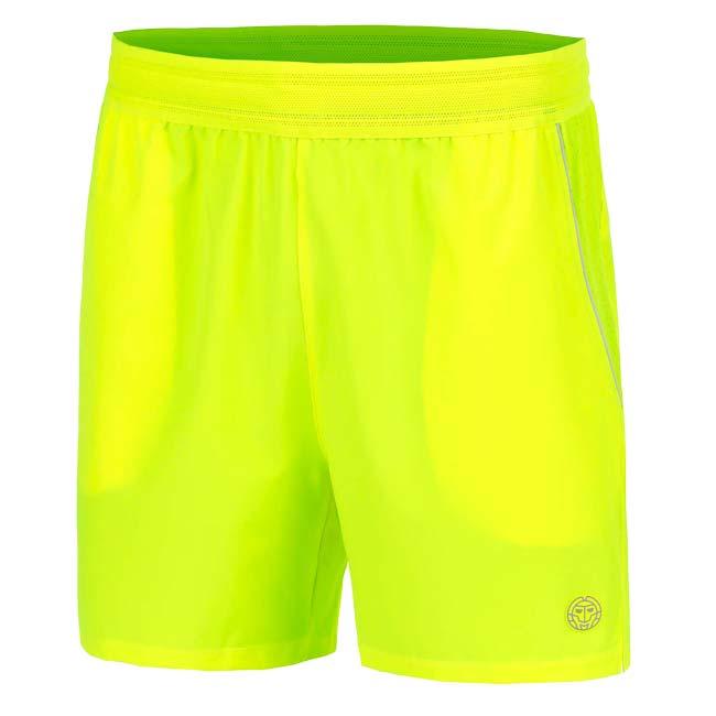 海外サイズ BIDI BADU(ビディバドゥ) 2026 FS メンズ Solid ソリッド 7インチ ゲームショートパンツ BB100009-401 Nイエロー(26y2mテニス用ゲームウェア) | 