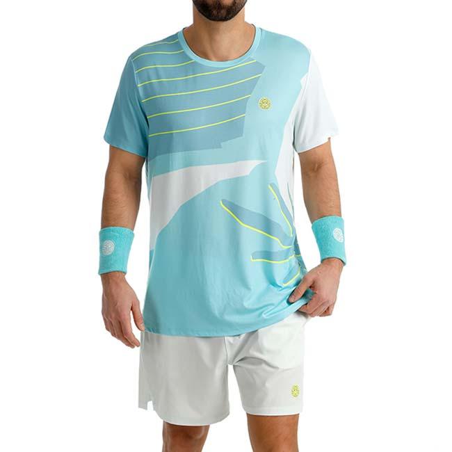 海外サイズ BIDI BADU(ビディバドゥ) 2026 FS メンズ ヘイラグーナ 全豪OPEN ゲームシャツ BB110011-603 ターコイズ×マルチC(26y2mテニス用ゲームウェア) |  | 05