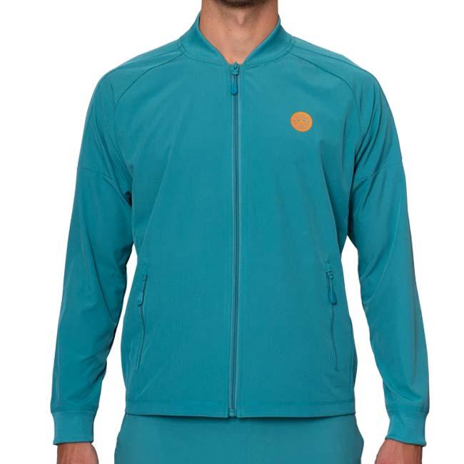 海外サイズ BIDI BADU(ビディバドゥ) 2025 SP メンズ MELBOURNE メルボルン 全豪オープン プリント ジャケット M1610011-PTペトロール(24y12mテニス) | 