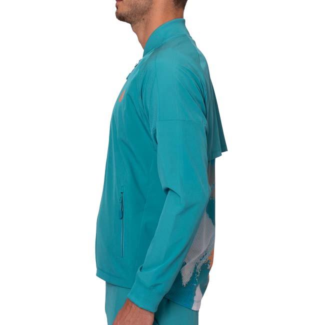 海外サイズ BIDI BADU(ビディバドゥ) 2025 SP メンズ MELBOURNE メルボルン 全豪オープン プリント ジャケット M1610011-PTペトロール(24y12mテニス) |  | 02