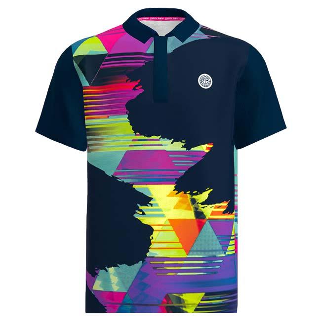 海外サイズ BIDI BADU(ビディバドゥ) 2025 SP メンズ KALEIDO カレイド ゲームポロシャツ M1350012-DBLMXダークブルー×MX(24y12mテニス用ゲームウェア) |  | 02