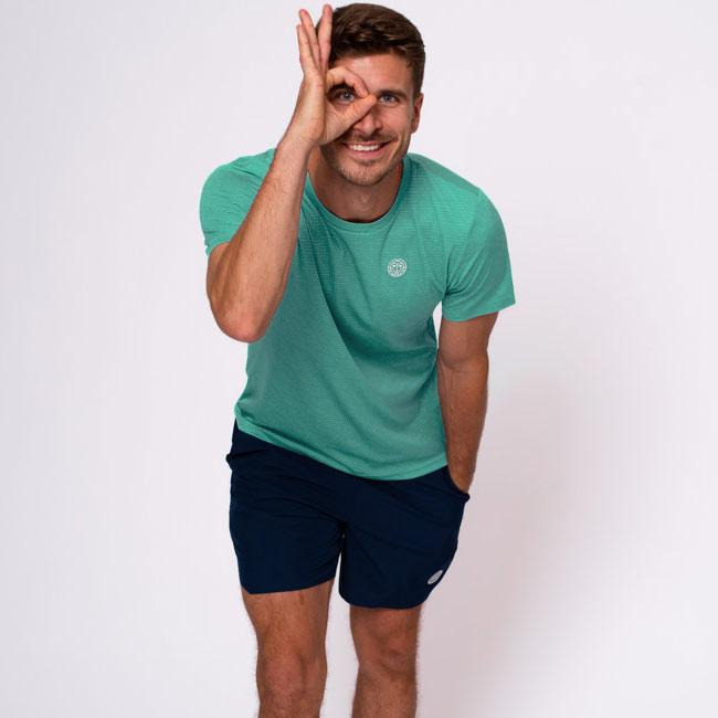 海外サイズ BIDI BADU(ビディバドゥ) 2025 SP メンズ KALEIDO カレイド 2カラー ゲームシャツ M1620049-PTGNペトロール×GN(24y12mテニス用ゲームウェア) |  | 07