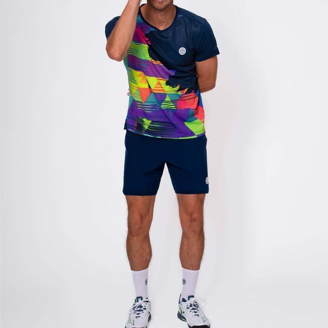 海外サイズ BIDI BADU(ビディバドゥ) 2025 SP メンズ KALEIDO カレイド ゲームシャツ M1620044-DBLMXダークブルー×ミックス(24y12mテニス用ゲームウェア) |  | 11