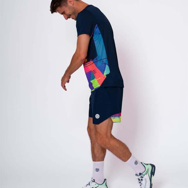 海外サイズ BIDI BADU(ビディバドゥ) 2025 SP メンズ KALEIDO カレイド ゲームシャツ M1620044-DBLMXダークブルー×ミックス(24y12mテニス用ゲームウェア) |  | 13