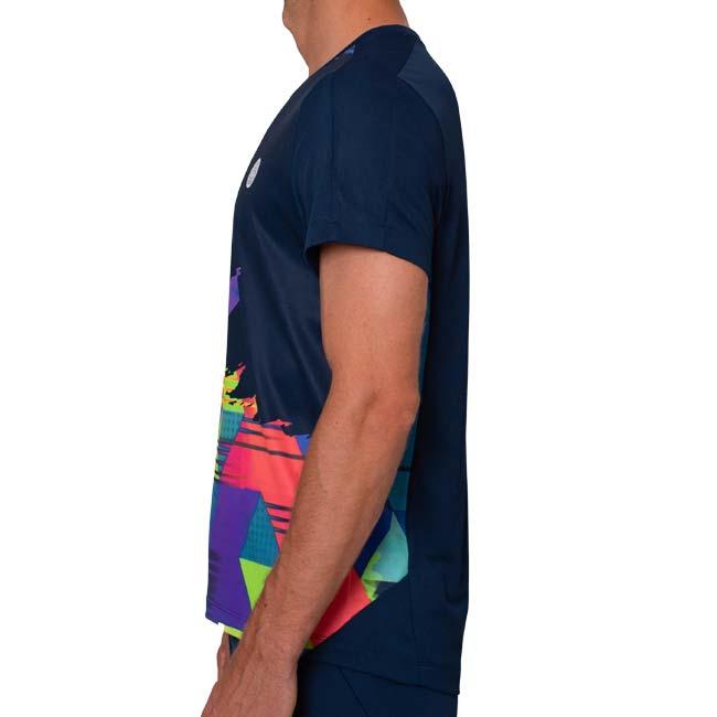 海外サイズ BIDI BADU(ビディバドゥ) 2025 SP メンズ KALEIDO カレイド ゲームシャツ M1620044-DBLMXダークブルー×ミックス(24y12mテニス用ゲームウェア) |  | 02