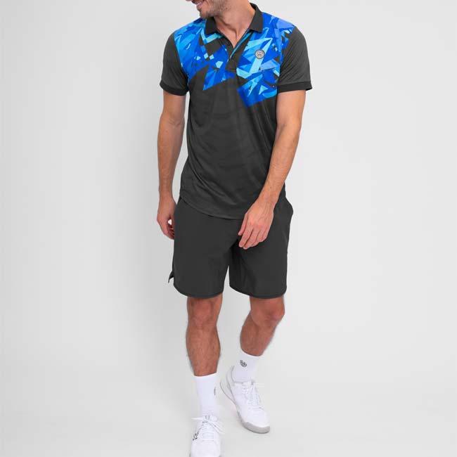 海外サイズ BIDI BADU(ビディバドゥ) 2024 FA メンズ SPIKE ポロ ゲームポロシャツ M2350009-DGRBL ダークグレー×ブルー(24y6mテニス用ゲームウェア) |  | 06