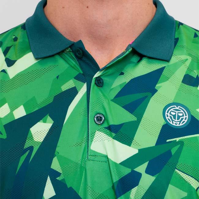 海外サイズ BIDI BADU(ビディバドゥ) 2024 FA メンズ SPIKE ポロ ゲームポロシャツ M1350009-DGNGN Dグリーン×グリーン(24y6mテニス用ゲームウェア) |  | 04