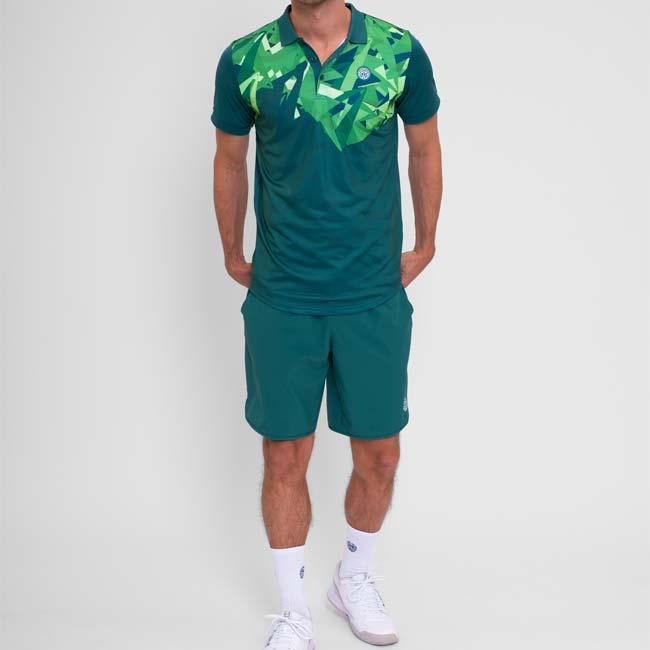 海外サイズ BIDI BADU(ビディバドゥ) 2024 FA メンズ SPIKE ポロ ゲームポロシャツ M1350009-DGNGN Dグリーン×グリーン(24y6mテニス用ゲームウェア) |  | 06