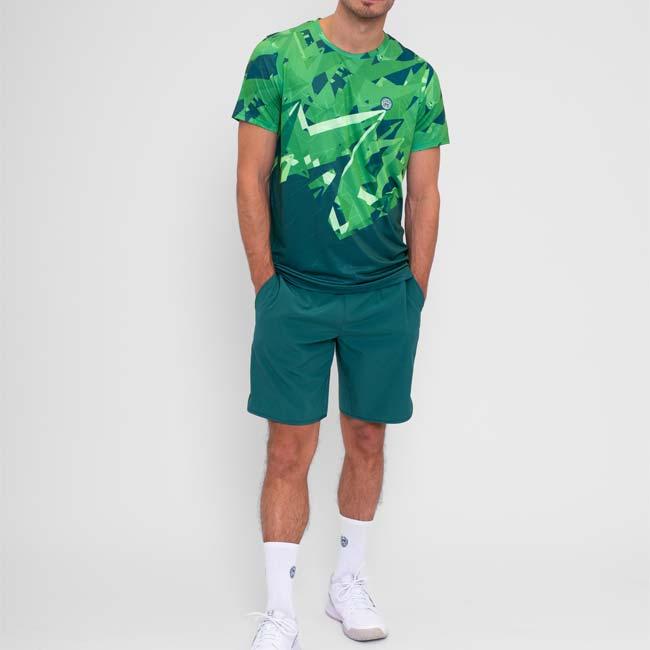 海外サイズ BIDI BADU(ビディバドゥ) 2024 FA メンズ SPIKE ゲームシャツ M1620036-DGNGN Dグリーン×グリーン(24y6mテニス用ゲームウェア) |  | 06