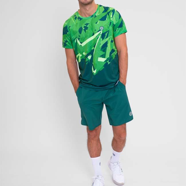 海外サイズ BIDI BADU(ビディバドゥ) 2024 FA メンズ SPIKE ゲームシャツ M1620036-DGNGN Dグリーン×グリーン(24y6mテニス用ゲームウェア) |  | 07