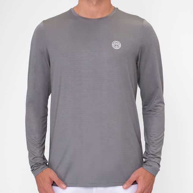 40%OFF在庫処分特価 海外サイズ BIDI BADU(ビディバドゥ) メンズ CREW 長袖Tシャツ 定番  M1330002-GR グレー(24y3mテニス) |  | 02