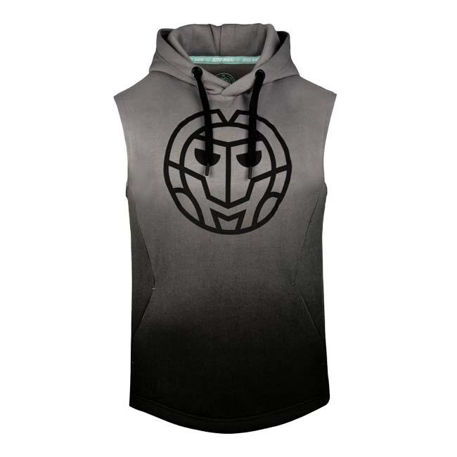 海外サイズ BIDI BADU(ビディバドゥ) メンズ ATHLETICS ブラキアス ムーブ プリント ノースリーブフーディ M3270003-GRBK グレーxBK | 