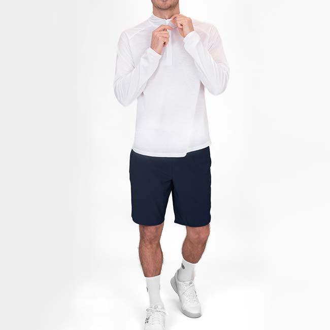 50%OFF在庫処分特価 海外サイズ BIDI BADU(ビディバドゥ) メンズ CREW ハーフジップ 長袖シャツ 定番  M1330001-WH ホワイト(23y1mテニス) |  | 04