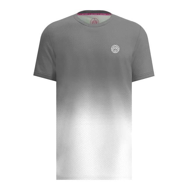 海外サイズ BIDI BADU(ビディバドゥ) メンズ CREW グラディエント 半袖Tシャツ 定番  M1620003-GRWH グレー×ホワイト(23y1mテニス) | 