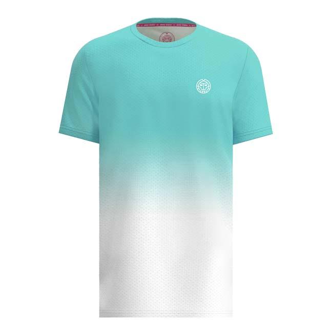 海外サイズ BIDI BADU(ビディバドゥ) メンズ CREW グラディエント 半袖Tシャツ 定番  M1620003-AQWH アクア×ホワイト(23y1mテニス) | 