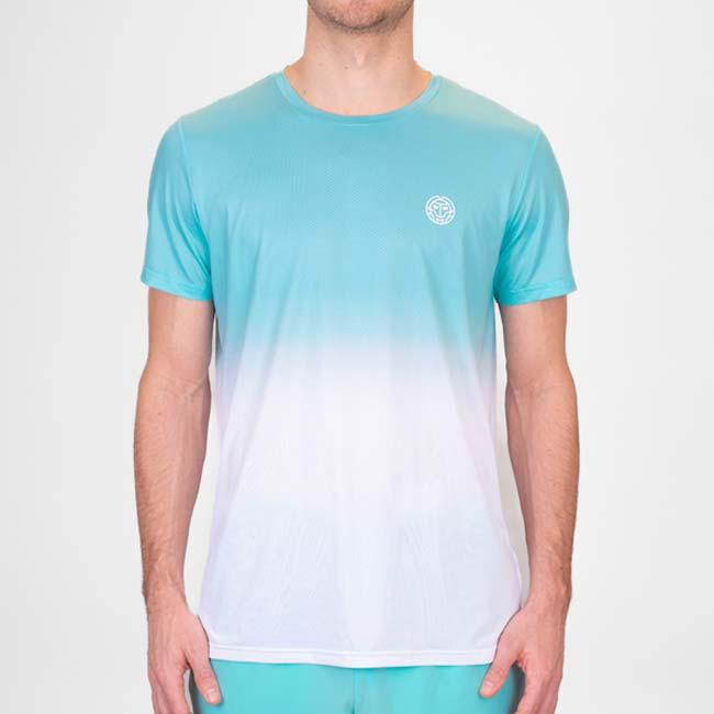 海外サイズ BIDI BADU(ビディバドゥ) メンズ CREW グラディエント 半袖Tシャツ 定番  M1620003-AQWH アクア×ホワイト(23y1mテニス) |  | 02