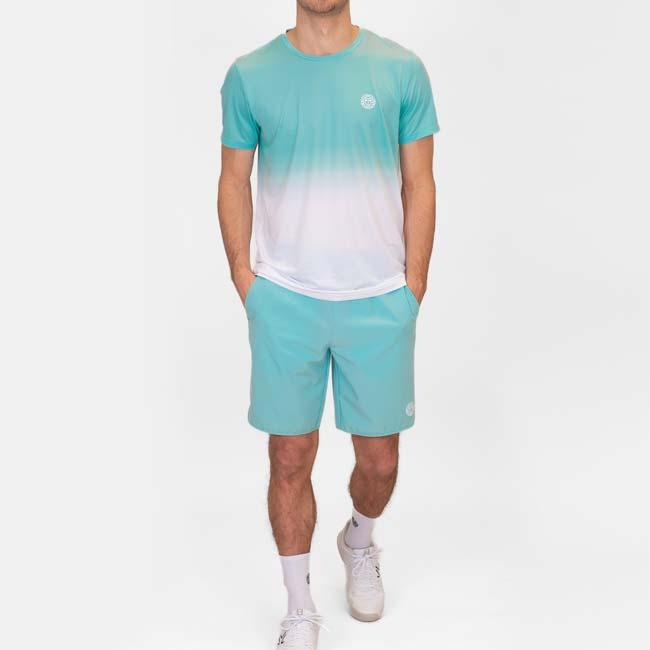 海外サイズ BIDI BADU(ビディバドゥ) メンズ CREW グラディエント 半袖Tシャツ 定番  M1620003-AQWH アクア×ホワイト(23y1mテニス) |  | 04