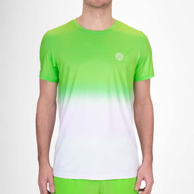 海外サイズ BIDI BADU(ビディバドゥ) メンズ CREW グラディエント 半袖Tシャツ 定番  M1620003-NGNWH ネオングリーン×WH(23y1mテニス) |  | 02