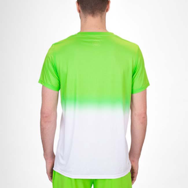海外サイズ BIDI BADU(ビディバドゥ) メンズ CREW グラディエント 半袖Tシャツ 定番  M1620003-NGNWH ネオングリーン×WH(23y1mテニス) |  | 03